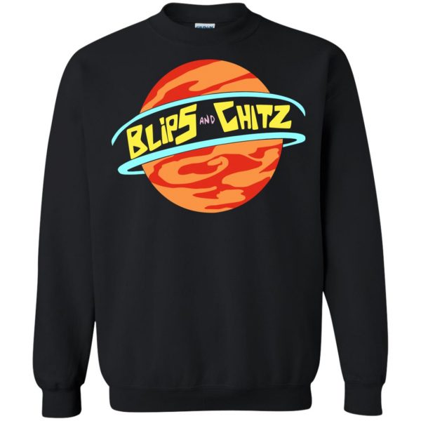 blips and chitz sweatshirt - black