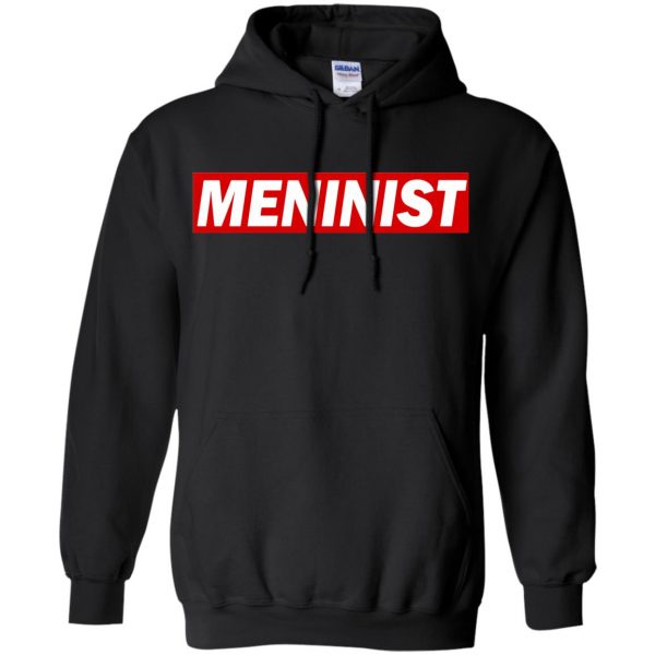 meninist hoodie - black