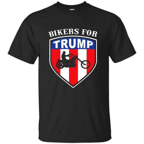 bikers for trump t shirt - black