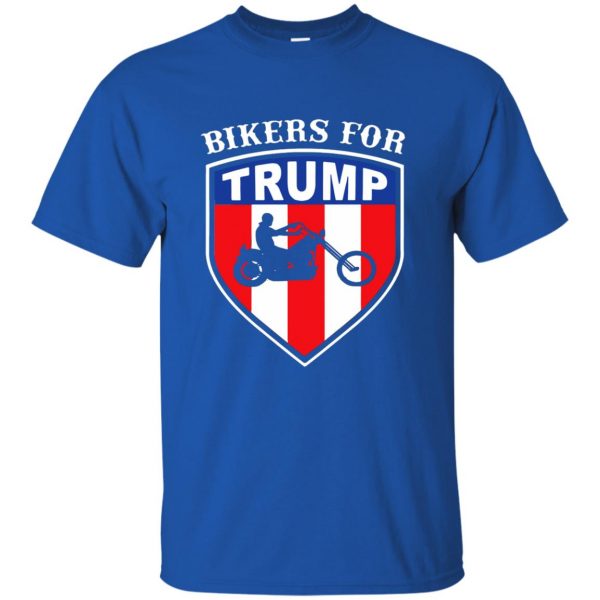 bikers for trump t shirt - royal blue