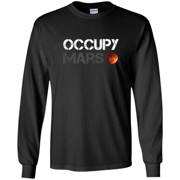 occupy mars long sleeve - black