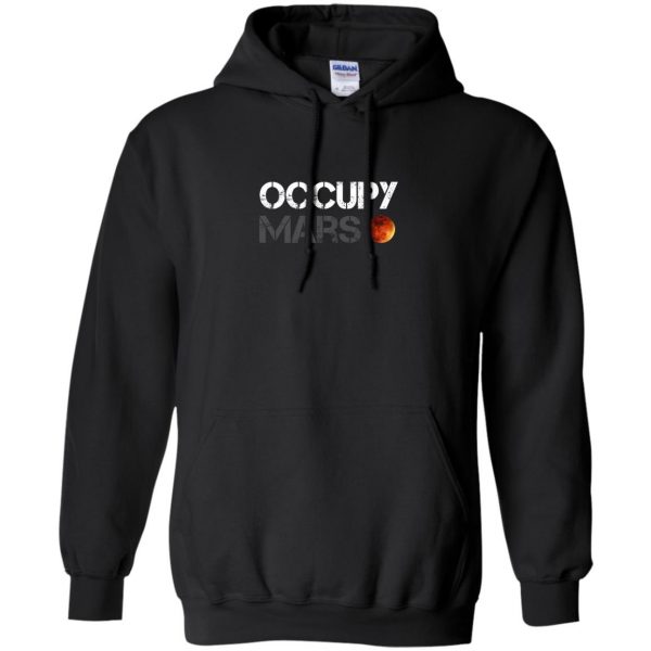 occupy mars hoodie - black