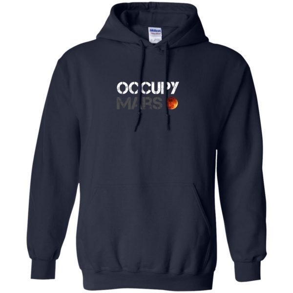 occupy mars hoodie - navy blue