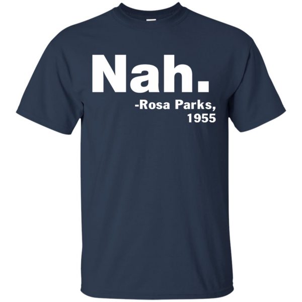 nah rosa parks t shirt - navy blue