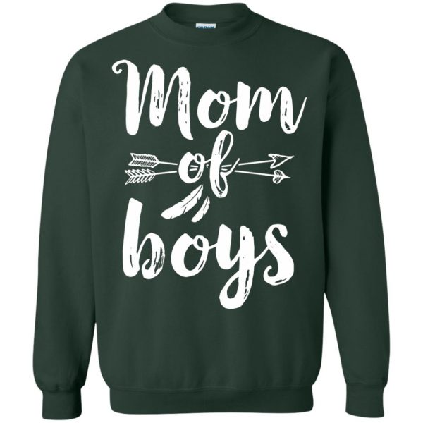 boy mom sweatshirt - forest green