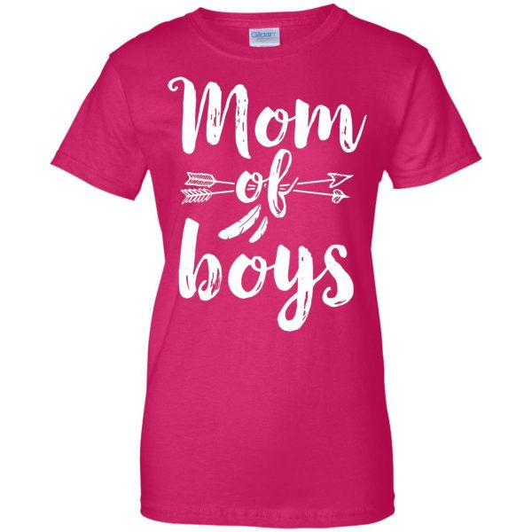 boy mom womens t shirt - lady t shirt - pink heliconia