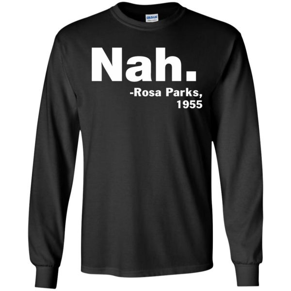 nah rosa parks long sleeve - black