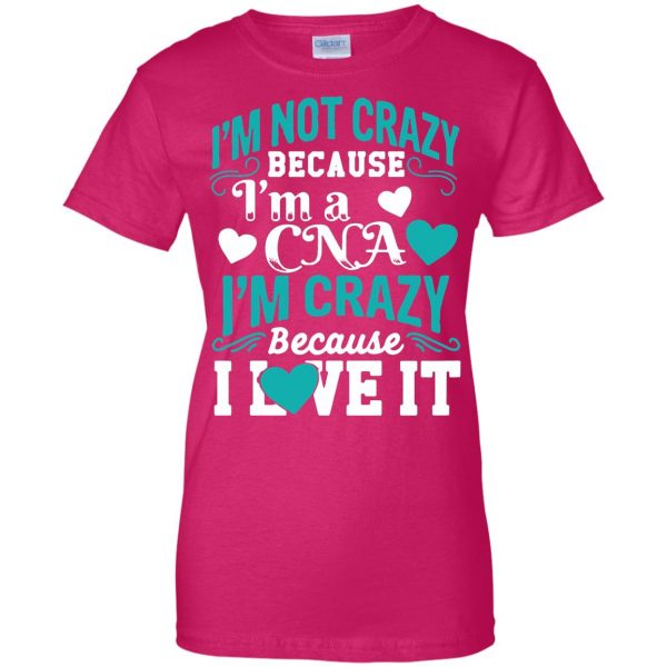 cna womens t shirt - lady t shirt - pink heliconia