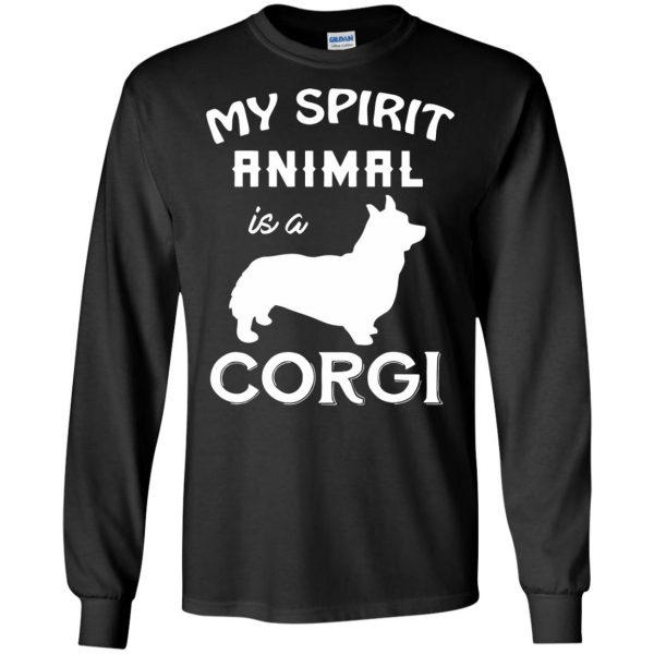 corgi long sleeve - black