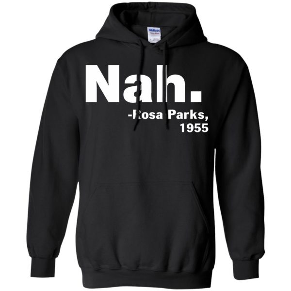 nah rosa parks hoodie - black