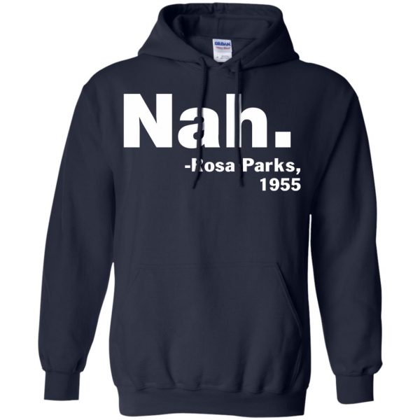nah rosa parks hoodie - navy blue