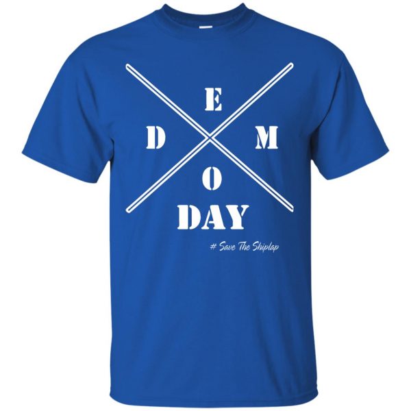 demo day t shirt - royal blue