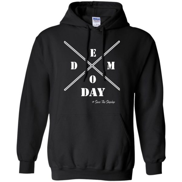 demo day hoodie - black
