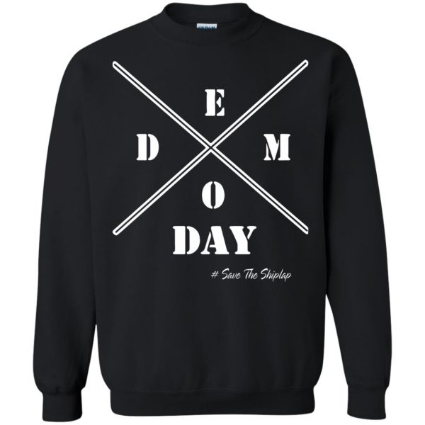 demo day sweatshirt - black