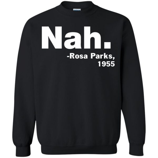 nah rosa parks sweatshirt - black