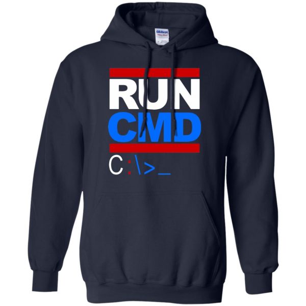 run cmd hoodie - navy blue