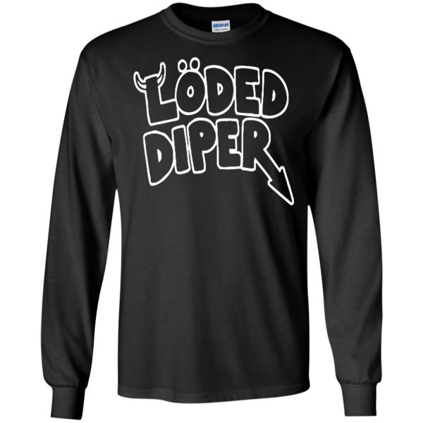 loded diper long sleeve - black