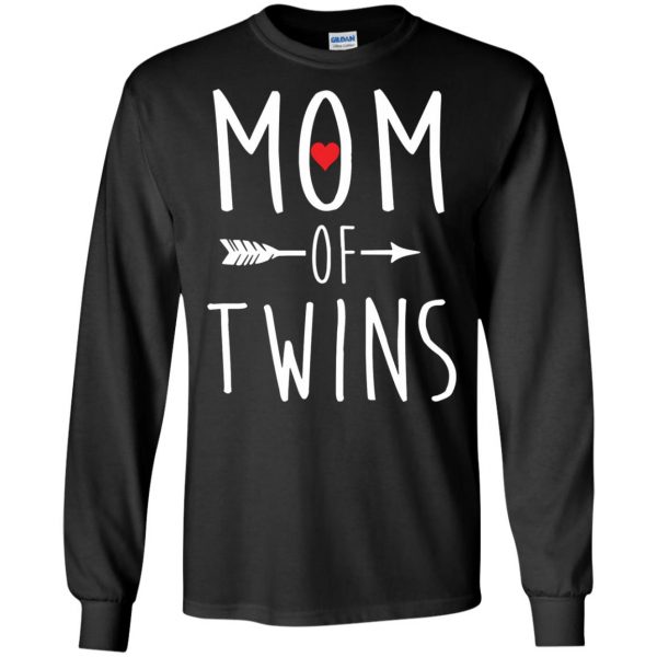 twin mom long sleeve - black