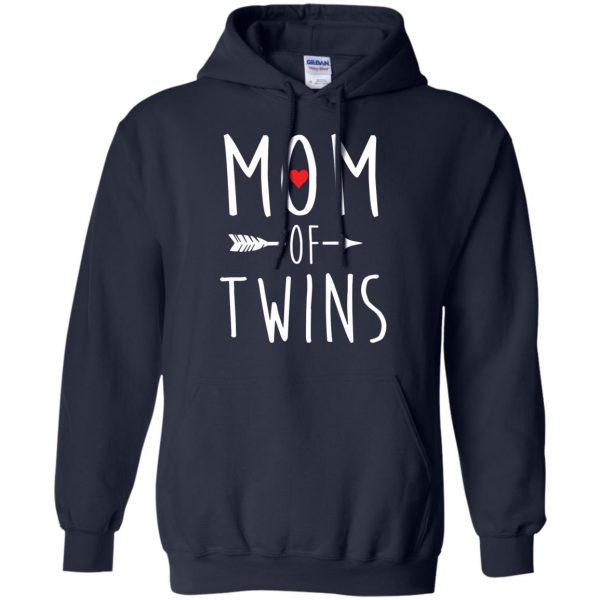 twin mom hoodie - navy blue