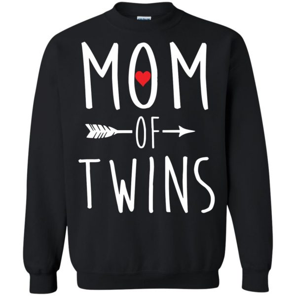 twin mom sweatshirt - black