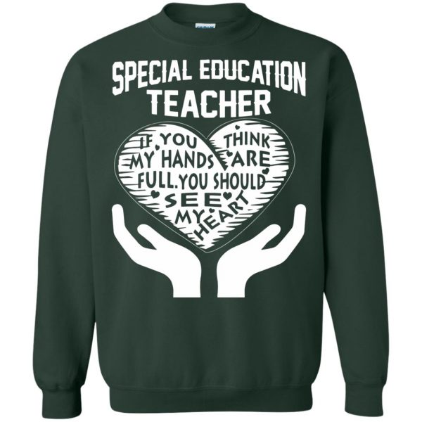 special ed sweatshirt - forest green