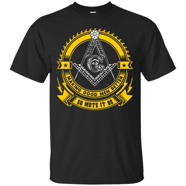 freemason shirts - black