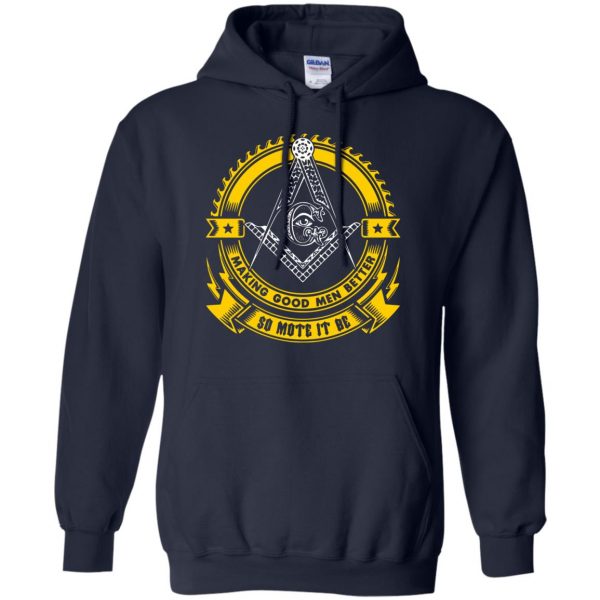freemason hoodie - navy blue