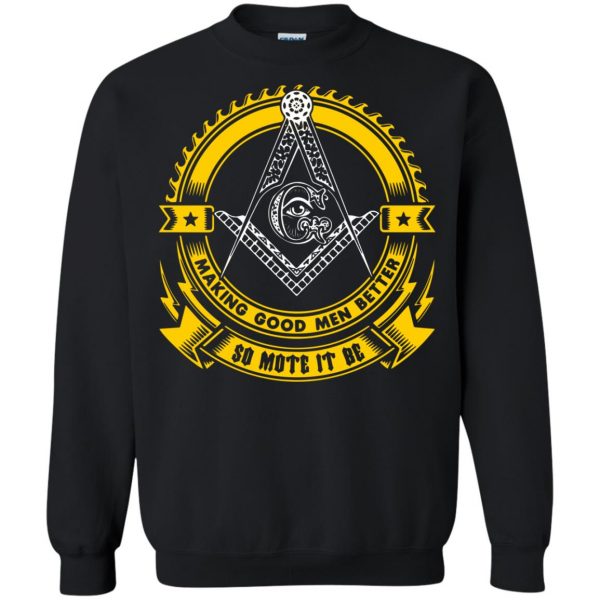 freemason sweatshirt - black