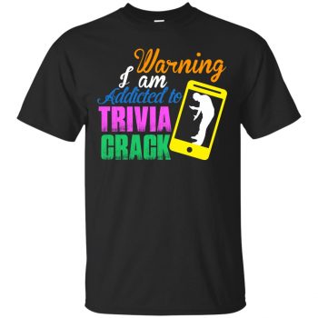 trivia crack t shirt - black