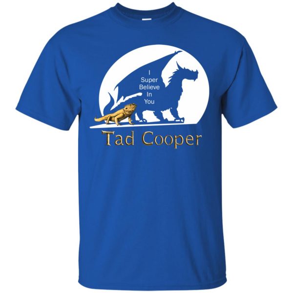 tad cooper t shirt - royal blue