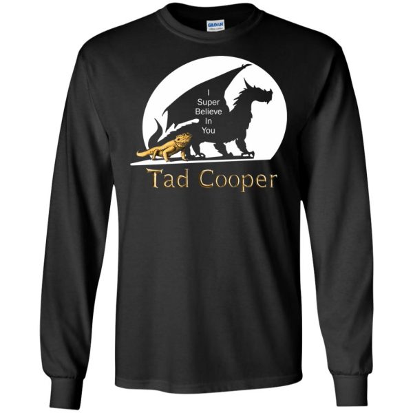 tad cooper long sleeve - black