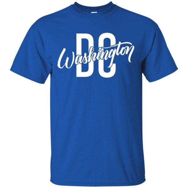 washington dc t shirt - royal blue