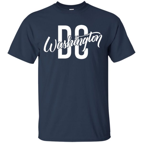 washington dc t shirt - navy blue