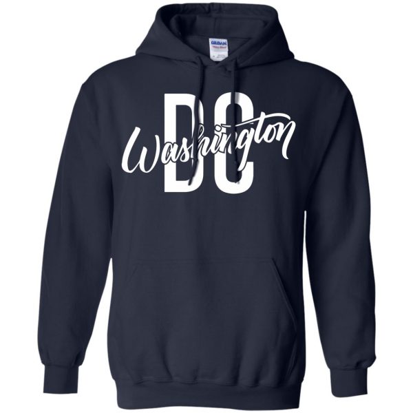 washington dc hoodie - navy blue