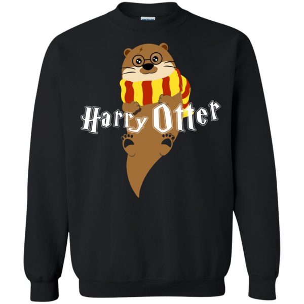 harry otter sweatshirt - black