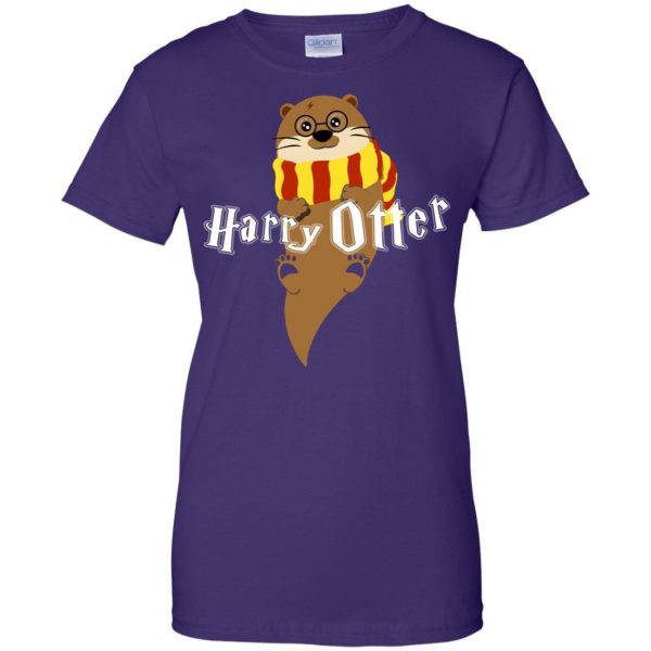 harry otter womens t shirt - lady t shirt - purple