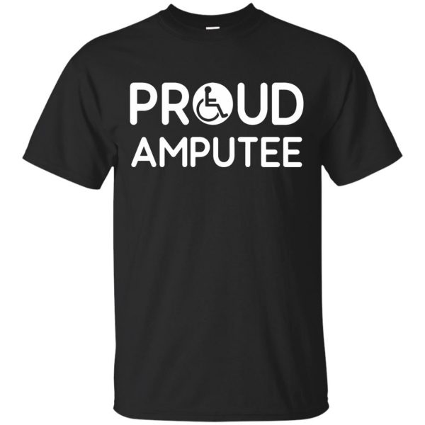 amputee t shirts - black
