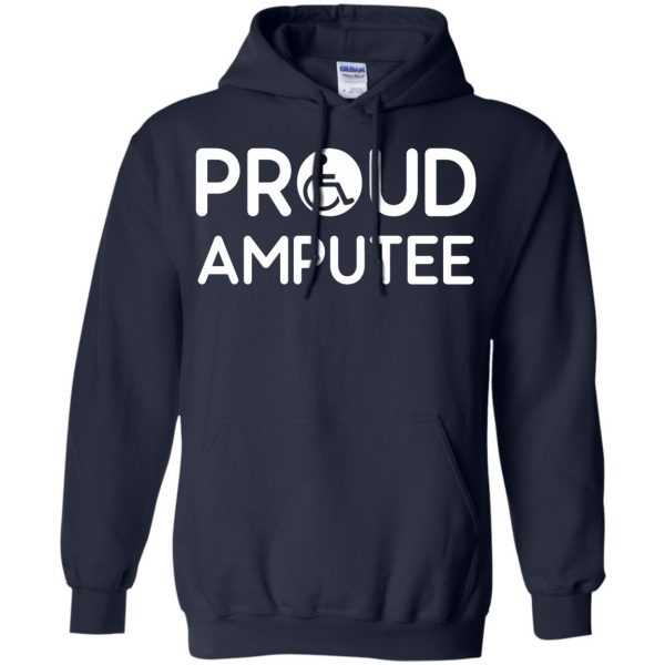 amputees hoodie - navy blue