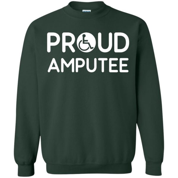 amputees sweatshirt - forest green