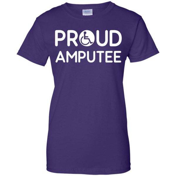 amputees womens t shirt - lady t shirt - purple