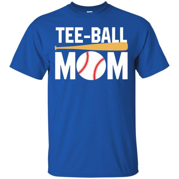 tball mom t shirt - royal blue
