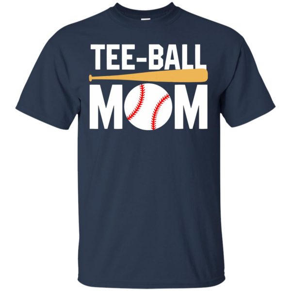 tball mom t shirt - navy blue