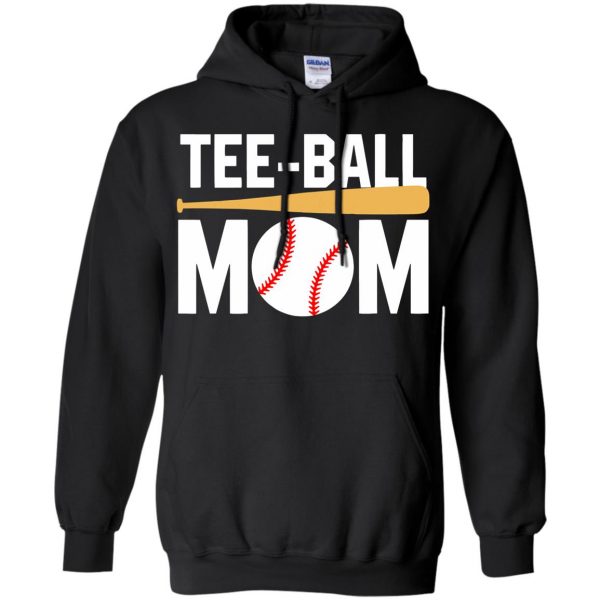 tball mom hoodie - black