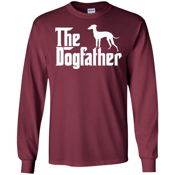 the dogfather long sleeve - maroon