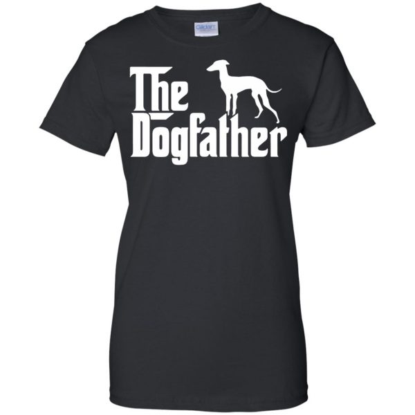 the dogfather womens t shirt - lady t shirt - black