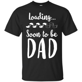 soon to be dad shirt - black