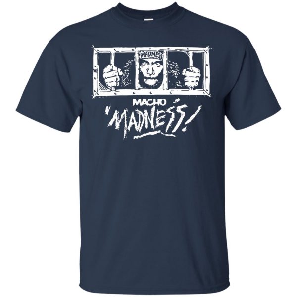 macho madness t shirt - navy blue