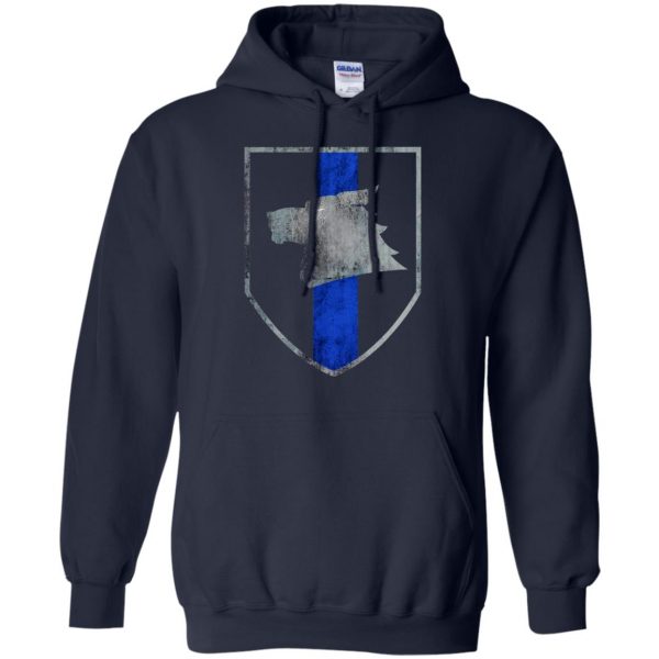 sheepdog police hoodie - navy blue