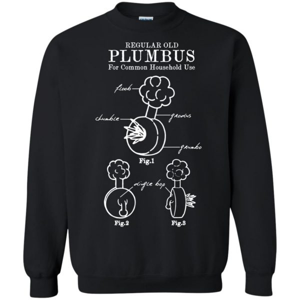 plumbus sweatshirt - black
