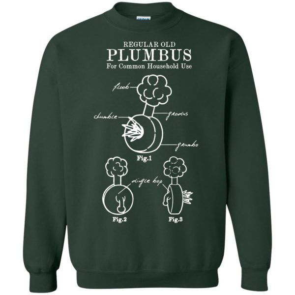 plumbus sweatshirt - forest green